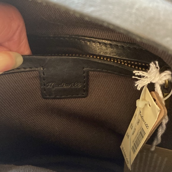 NWT Madewell Small Lorimer Backpack Black Leather - Picture 11 of 12